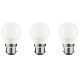 LAP  B22 Mini Globe LED Light Bulb 250lm 2.2W 3 Pack