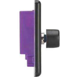 Knightsbridge  3-Gang 2-Way LED Intelligent Dimmer Switch  Matt Black