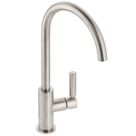 Abode Globe Single Lever Mono Mixer Kitchen Tap Brushed Nickel