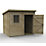Forest Timberdale 8' x 6' 6" (Nominal) Pent Tongue & Groove Timber Shed