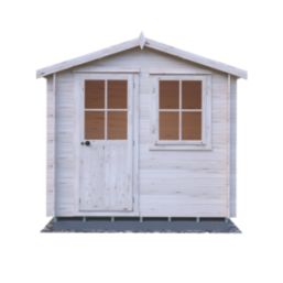 Shire Avesbury 8' x 6' (Nominal) Apex Timber Log Cabin