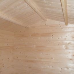 Shire Avesbury 8' x 6' (Nominal) Apex Timber Log Cabin