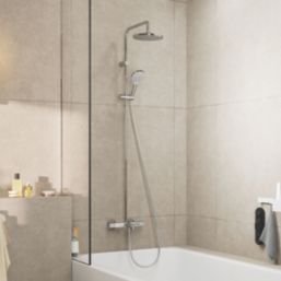 Hansgrohe Vernis Blend Showerpipe 200  Shower System with Bath Thermostatic Mixer Chrome