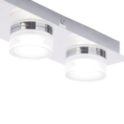 Spa Amalfi LED Bathroom 4-Spot Ceiling Light Chrome 20W 1350lm