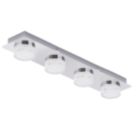 Spa Amalfi LED Bathroom 4-Spot Ceiling Light Chrome 20W 1350lm