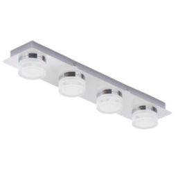 Spa Amalfi LED Bathroom 4-Spot Ceiling Light Chrome 20W 1350lm