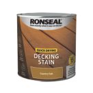 Ronseal Quick Drying 2.5Ltr Country Oak Anti Slip Decking Stain