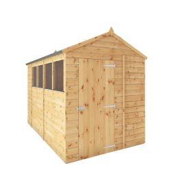 Mercia Modular 6' x 9' 6" (Nominal) Apex Shiplap T&G Timber Shed