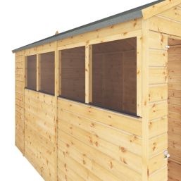 Mercia Modular 6' x 9' 6" (Nominal) Apex Shiplap T&G Timber Shed