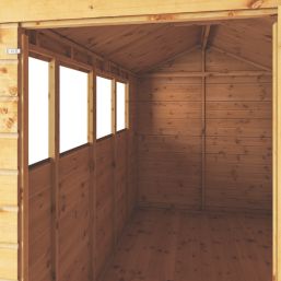 Mercia Modular 6' x 9' 6" (Nominal) Apex Shiplap T&G Timber Shed