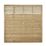 Forest Kyoto  Slatted Top Fence Panels Natural Timber 6' x 6' Pack of 6