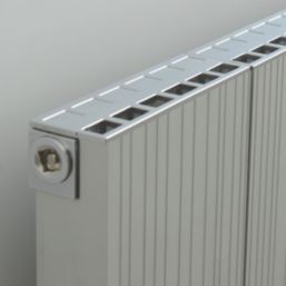 Ignite 1800mm x 418mm 3289BTU Matt Chrome Vertical Designer Radiator