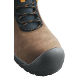 Solid Gear Essence Mid Size 9  Brown Water-Resistant  Safety Boots