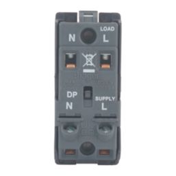 Hager Sollysta WMGSDP2/CHD 20A Grid 2-Pole Cooker Hood Switch White  with White Inserts