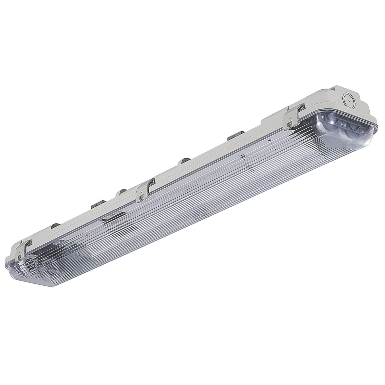 Sylvania Sylproof Toledo Twin 2ft IP65 Rated EMPTY Batten Housing for LED T8 Tubes (411CE)
