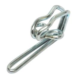 Renaissance Metal Curtain Hooks Chrome 100 Pack