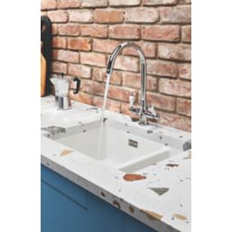 Clearwater Elegance Dual-Lever Monobloc Tap Chrome