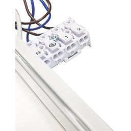 Knightsbridge BATSC Single 4ft LED CCT & Wattage Selectable Batten With Microwave Sensor 18/32W 2600 - 4490lm 230V