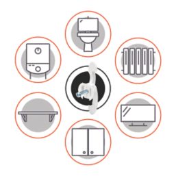 Bullfix PRO-XTR-24 Extra Heavy Duty Plasterboard Fixings 24mm x 78mm 24 Pack