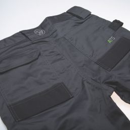 Apache ATS 3D Stretch Work Trousers Black / Grey 30" W 33" L