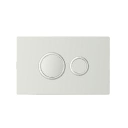 Fluidmaster  Dual-Flush Pneumatic Plate Satin