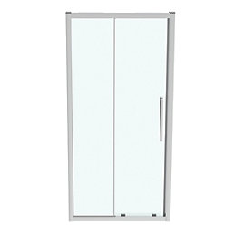 Ideal Standard I.life Semi-Framed Rectangular Sliding Shower Door Silver 1000mm x 2005mm