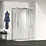 Ideal Standard I.life Semi-Framed Rectangular Sliding Shower Door Silver 1000mm x 2005mm