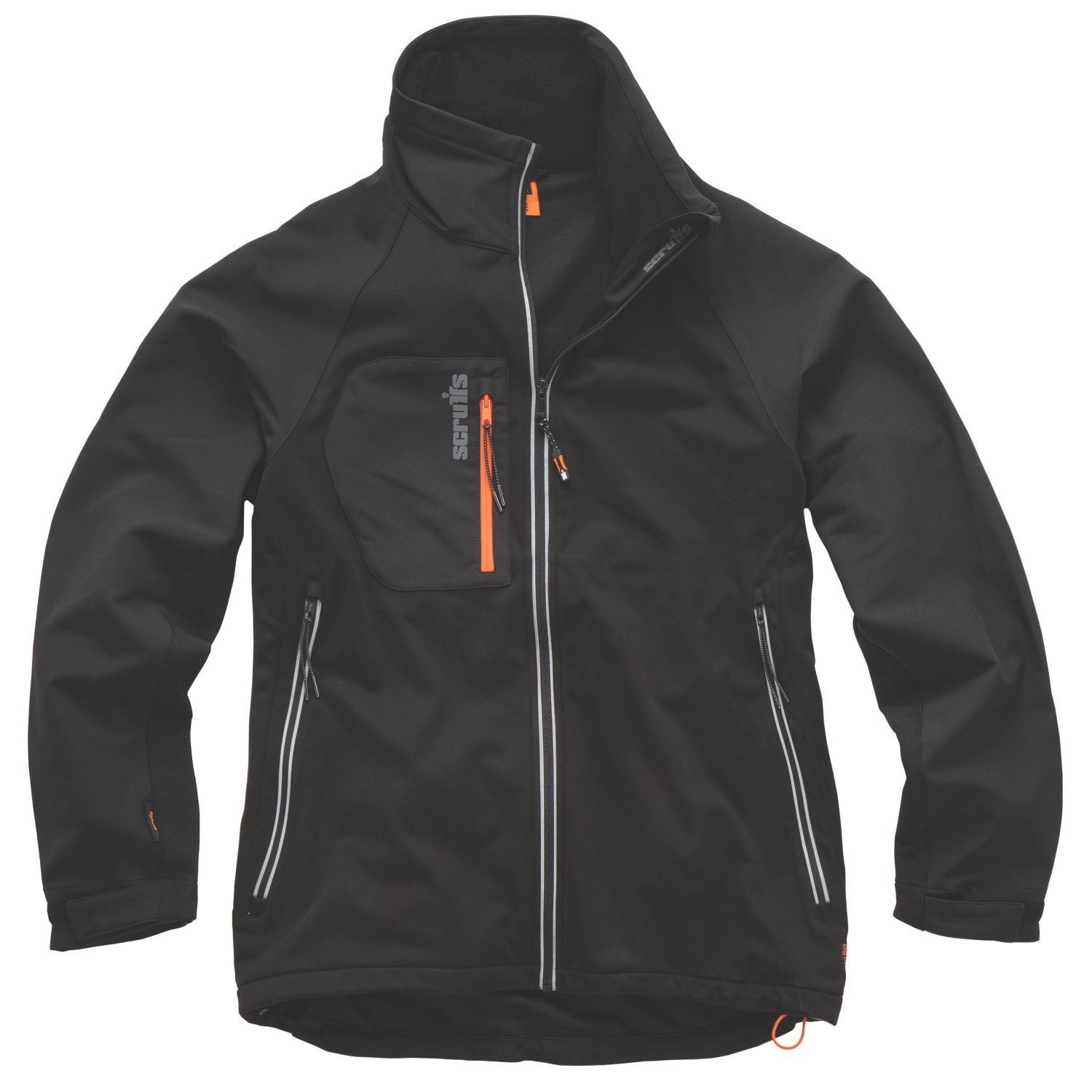 Scruffs Trade Flex Softshell Jacket Black Large 44" Chest (411KV)