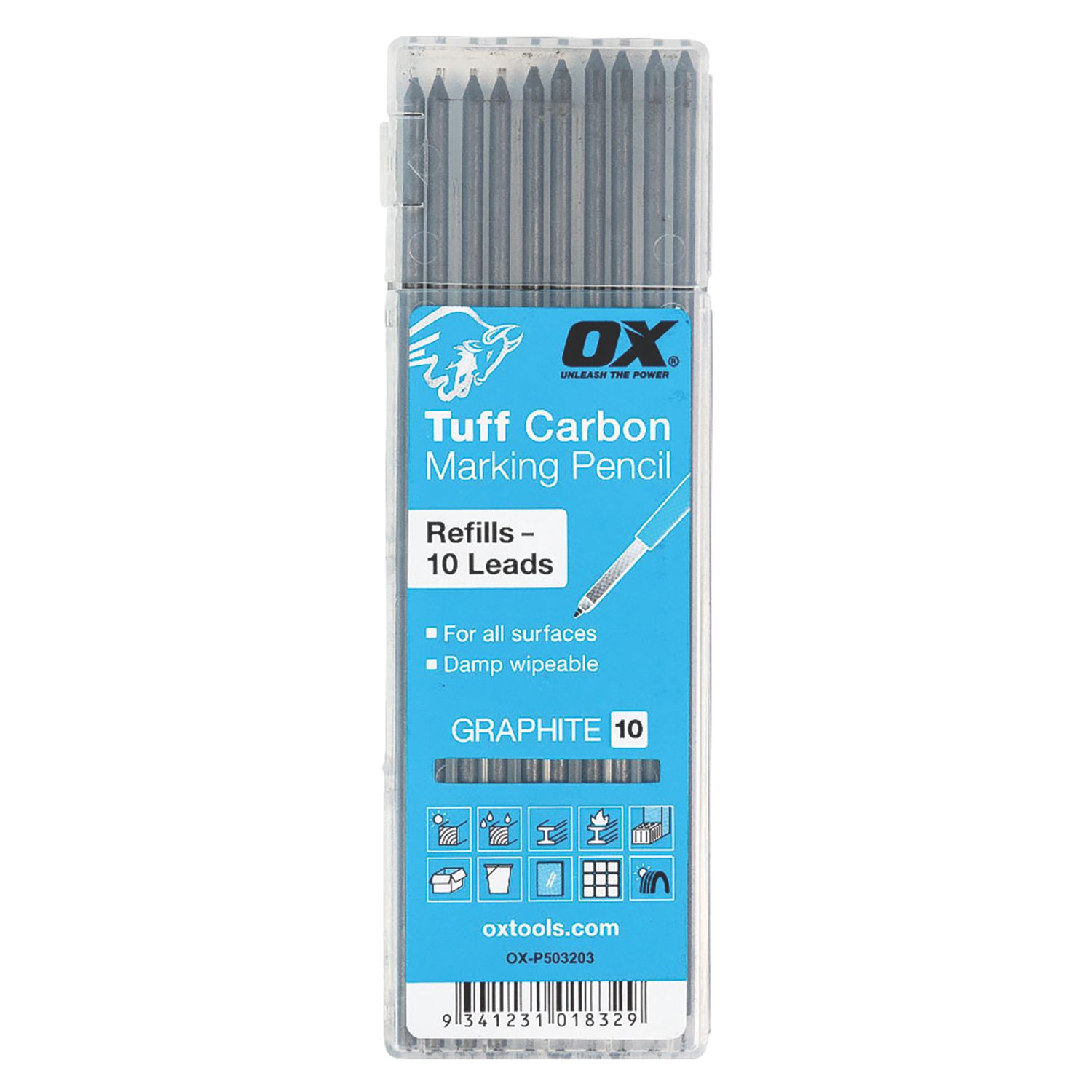OX Graphite Lead Replacements 10 Pack (411PK)
