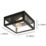 Eglo Alamonte 1 Outdoor 28W Twin Wall Light Black