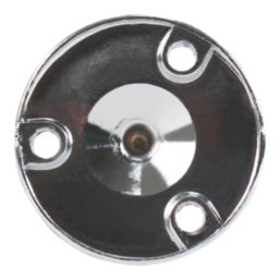 Essentials Rail Centre Bracket Brushed Nickel 25mm