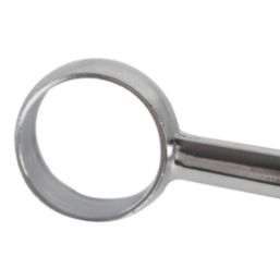 Essentials Rail Centre Bracket Brushed Nickel 25mm