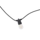 Zink Wye 10m Outdoor LED Solar-Powered Festoon Lighting 600lm