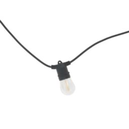 Zink Wye 10m Outdoor LED Solar-Powered Festoon Lighting 600lm