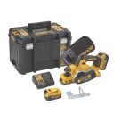 Refurb DEWALT DCP580P2-GB 18V 2 x 5.0Ah Li-Ion XR Brushless Cordless Planer