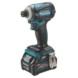 Makita DK0114G202 40V 2 x 2.5Ah Li-Ion XGT Brushless Cordless Combi Drill & Impact Driver Twin Kit