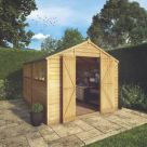 Mercia Value 7' 6" x 9' 6" (Nominal) Apex Overlap Timber Shed