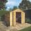Mercia Value 7' 6" x 9' 6" (Nominal) Apex Overlap Timber Shed