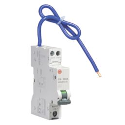 Wylex  16A 30mA Type A DP C Curve  Bidirectional Mini RCBO