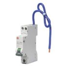 Wylex  16A 30mA Type A DP C Curve  Bidirectional Mini RCBO
