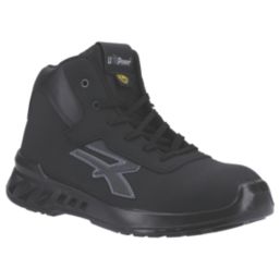U-Power Grant Size 7  Black Water-Resistant  Safety Boots