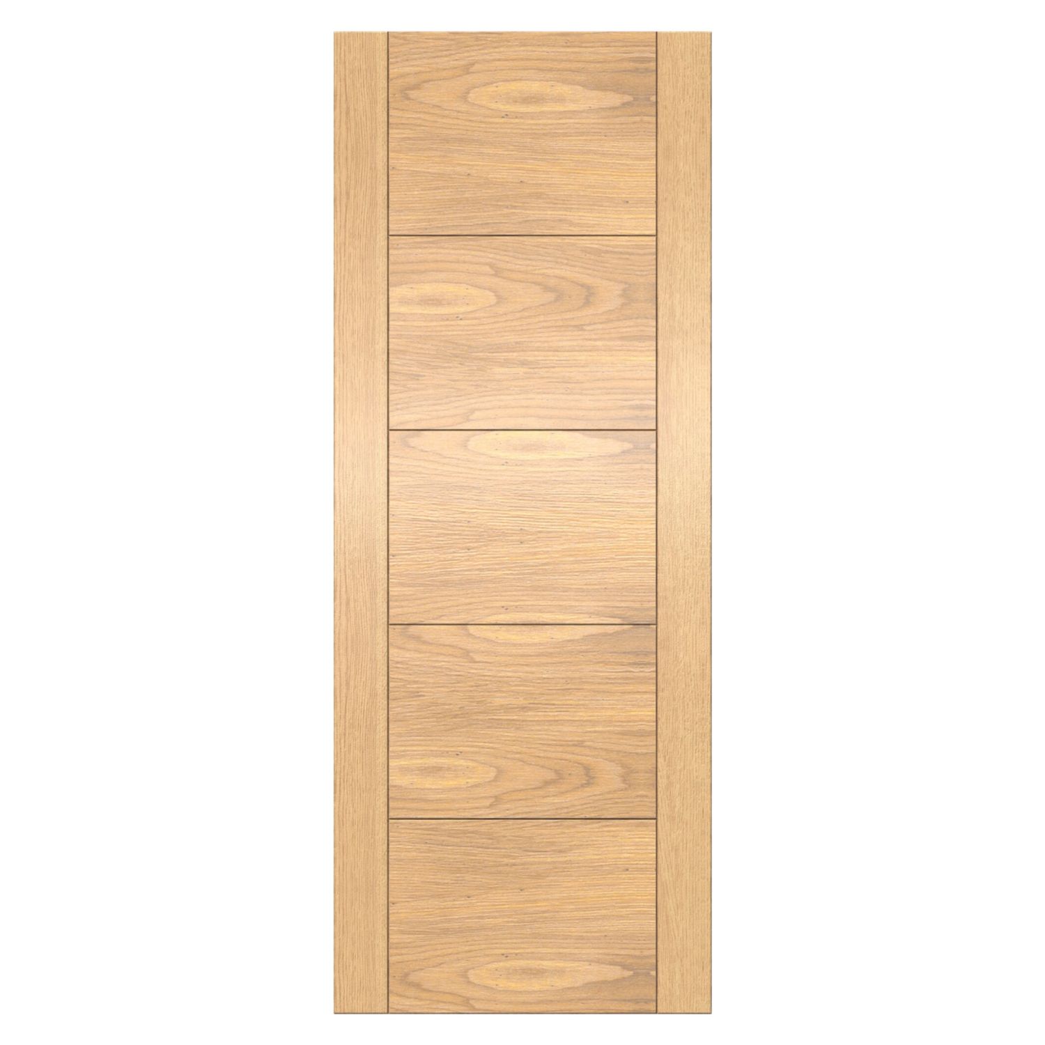 Green & Taylor Satin Lacquered Oak Wooden Ladder Internal Fully-Finished Door 1981mm x 610mm (412CT)