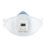3M 9322+ Aura Cool Flow Comfort Disposable Valved Masks P2 2 Pack