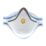 3M 9322+ Aura Cool Flow Comfort Disposable Valved Masks P2 2 Pack