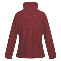 Regatta Kizmit Womens Half Zip Fleece Cabernet Marl Size 10