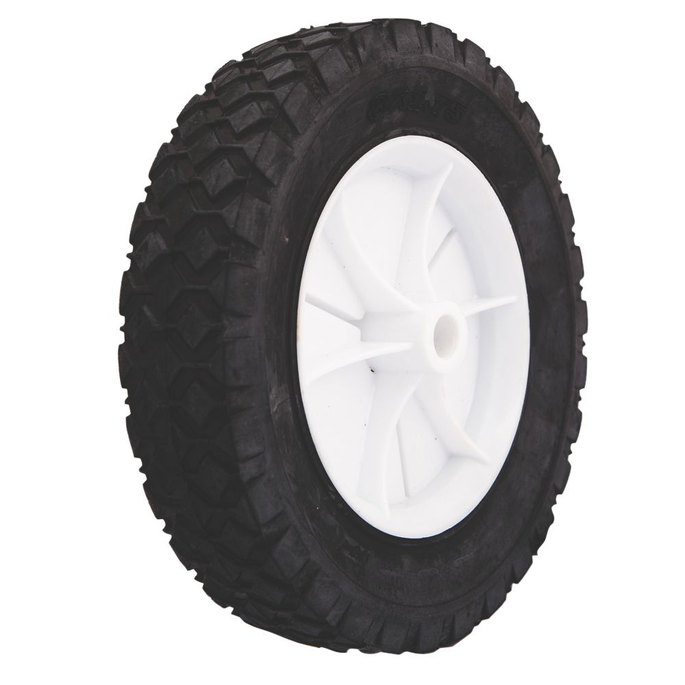 Essentials Rubber Wheel 200mm Diameter Screwfix