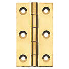 Self-Colour  Solid Drawn Butt Hinges 51 x 29mm 2 Pack