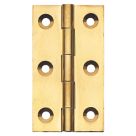 Self-Colour  Solid Drawn Butt Hinges 51mm x 29mm 2 Pack