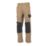 Site Coppell Work Trousers Tan/Black 38" W 32" L