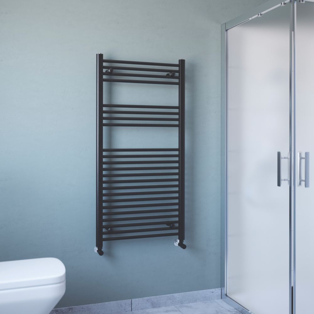 Screwfix black towel radiator 2025